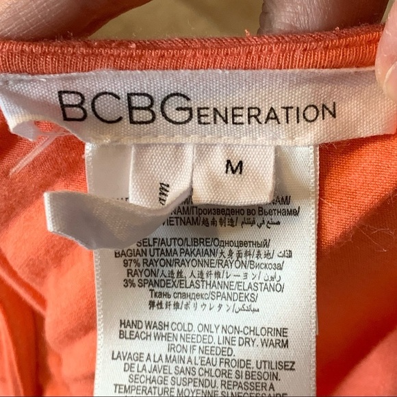 BCBGeneration Casual Maxi Dress Size M Open Back - Picture 2 of 8